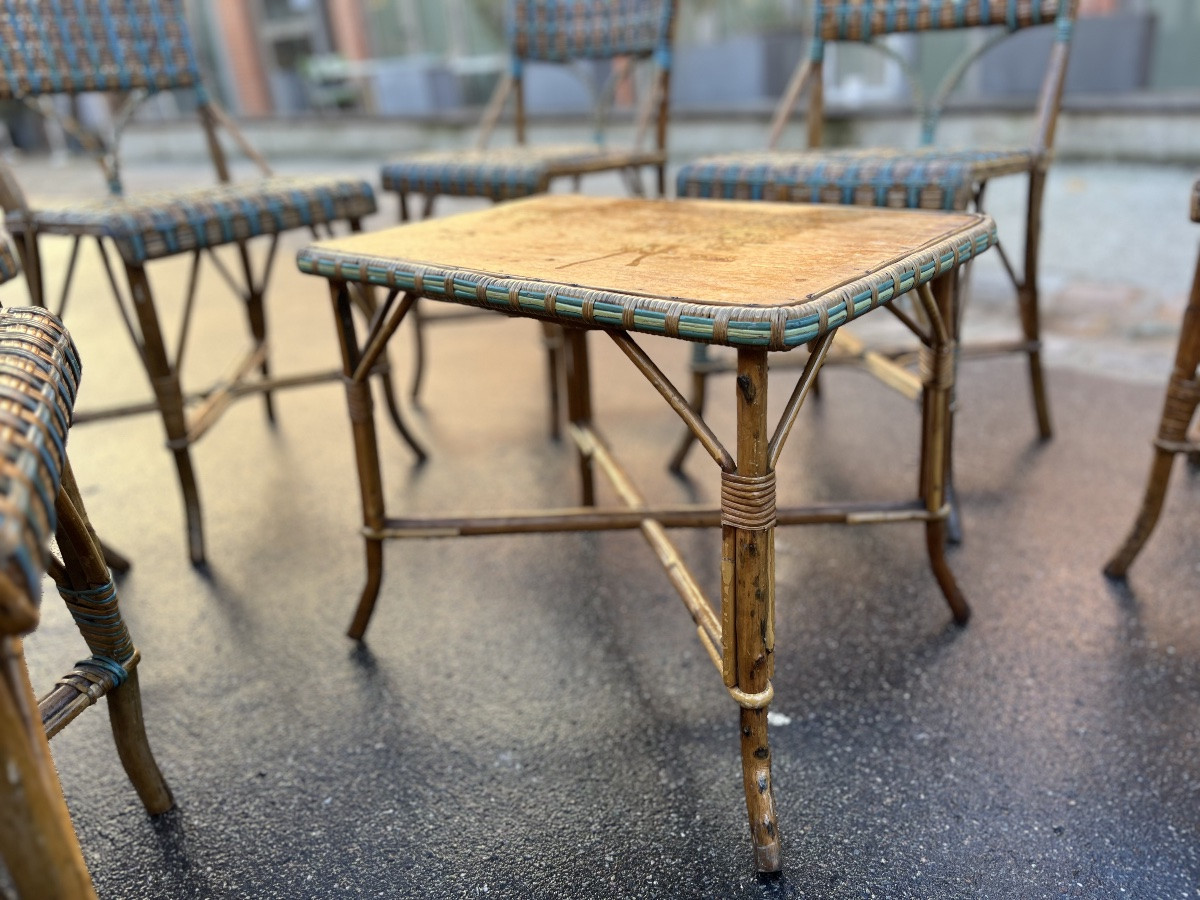 Rattan Garden Furniture, 19th Century-photo-3