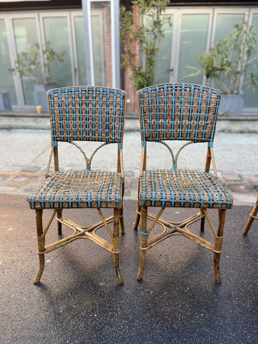 Rattan Garden Furniture, 19th Century-photo-4