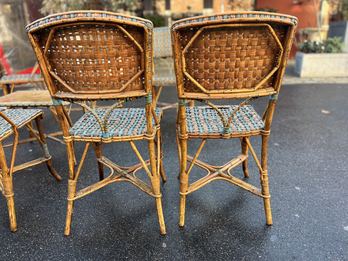 Rattan Garden Furniture, 19th Century-photo-5