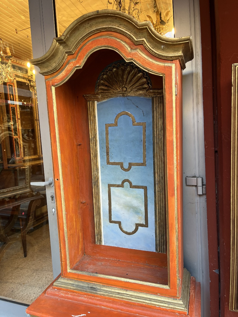 Vitrine peinte, fin XVIIIe siècle-photo-4