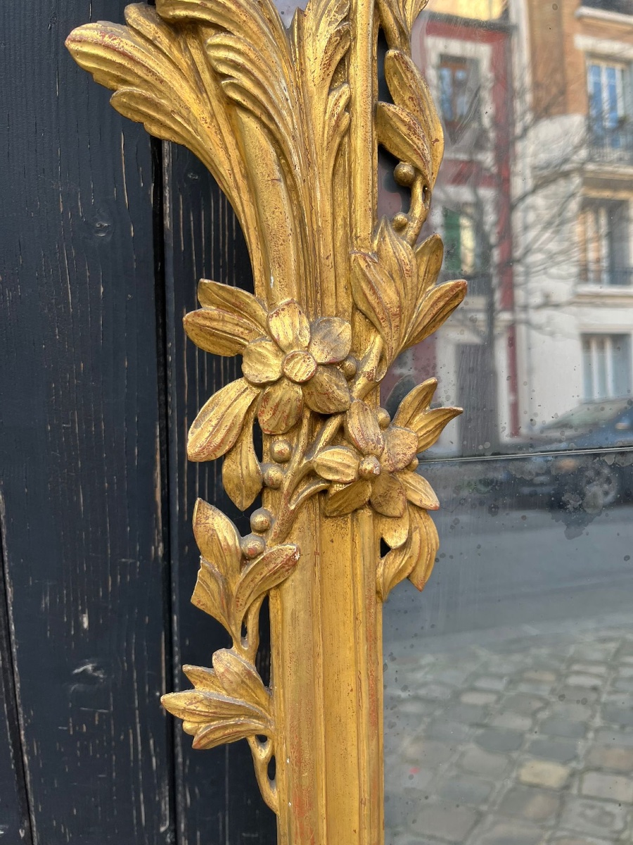 Early 20th Century Provençal Louis XV Style Giltwood Mirror -photo-5