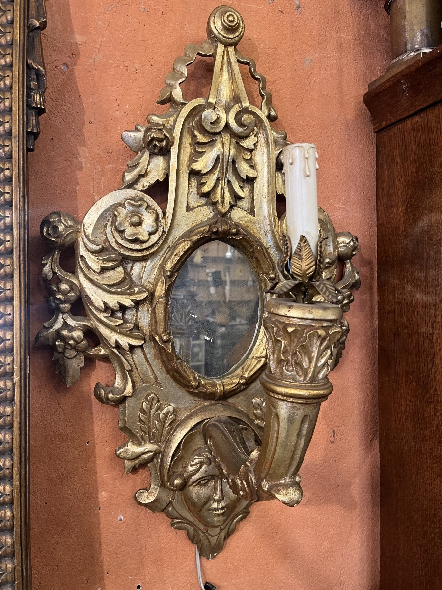 Pair Of Wall Sconces, Early 20th Century-photo-2