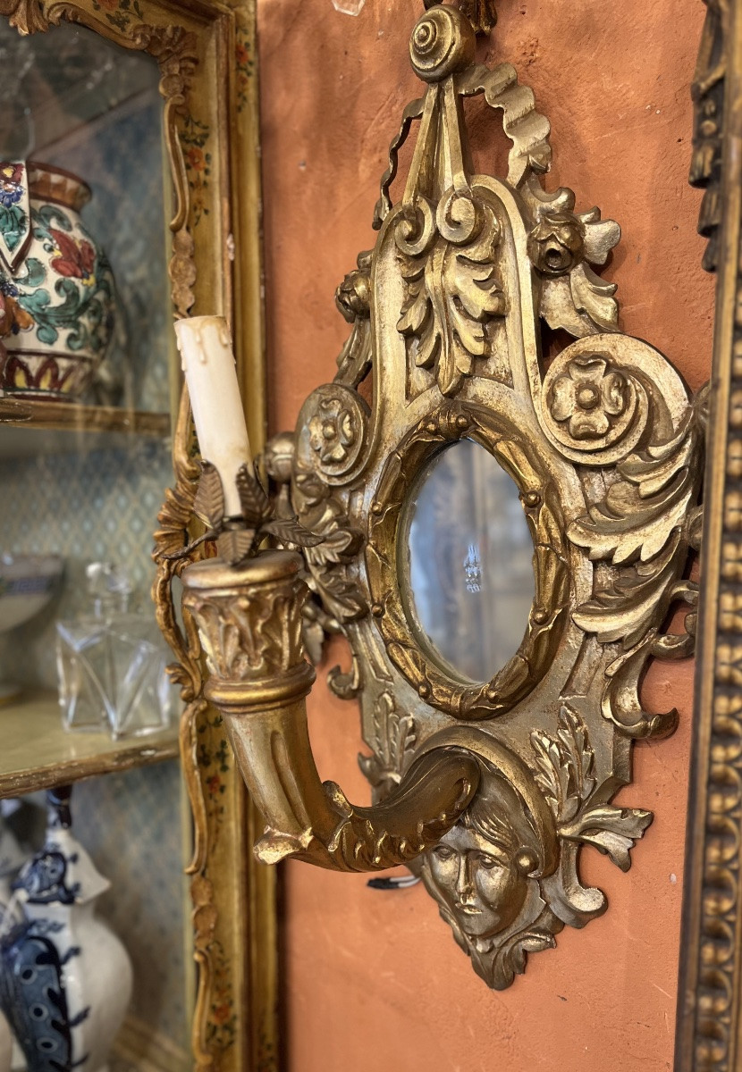 Pair Of Wall Sconces, Early 20th Century-photo-4