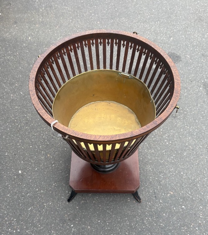 Basket Or Planter Early XIX Eme Mahogany Holland-photo-3