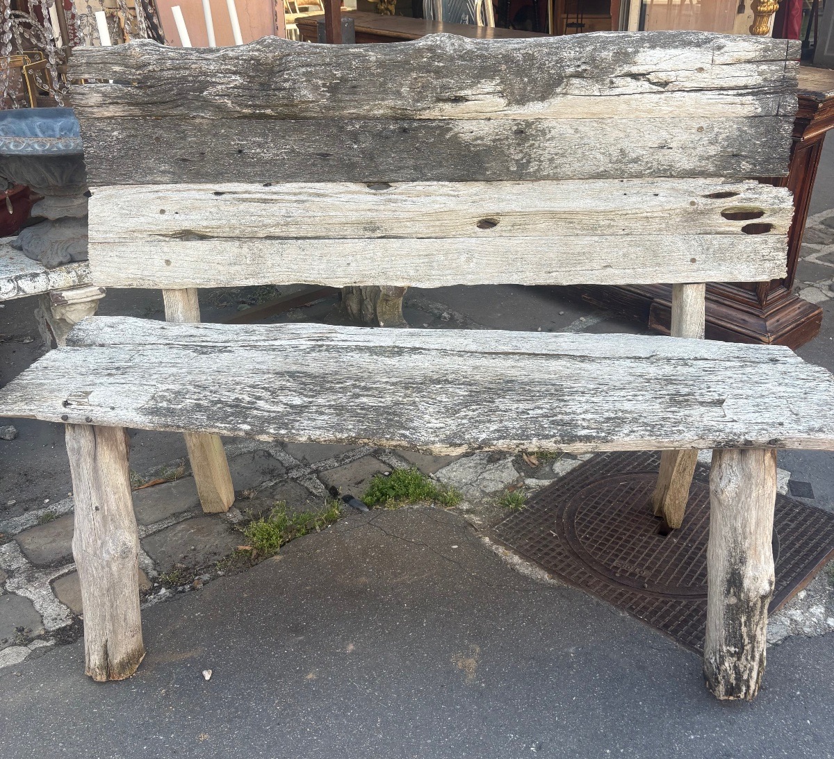  Driftwood-look Garden Bench XX Eme-photo-3