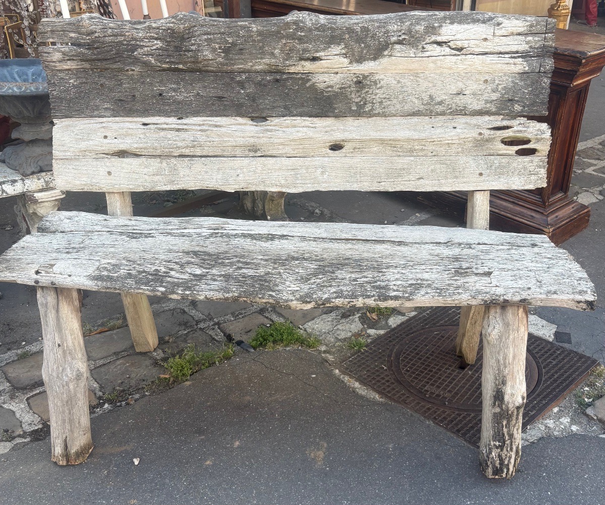  Driftwood-look Garden Bench XX Eme-photo-3