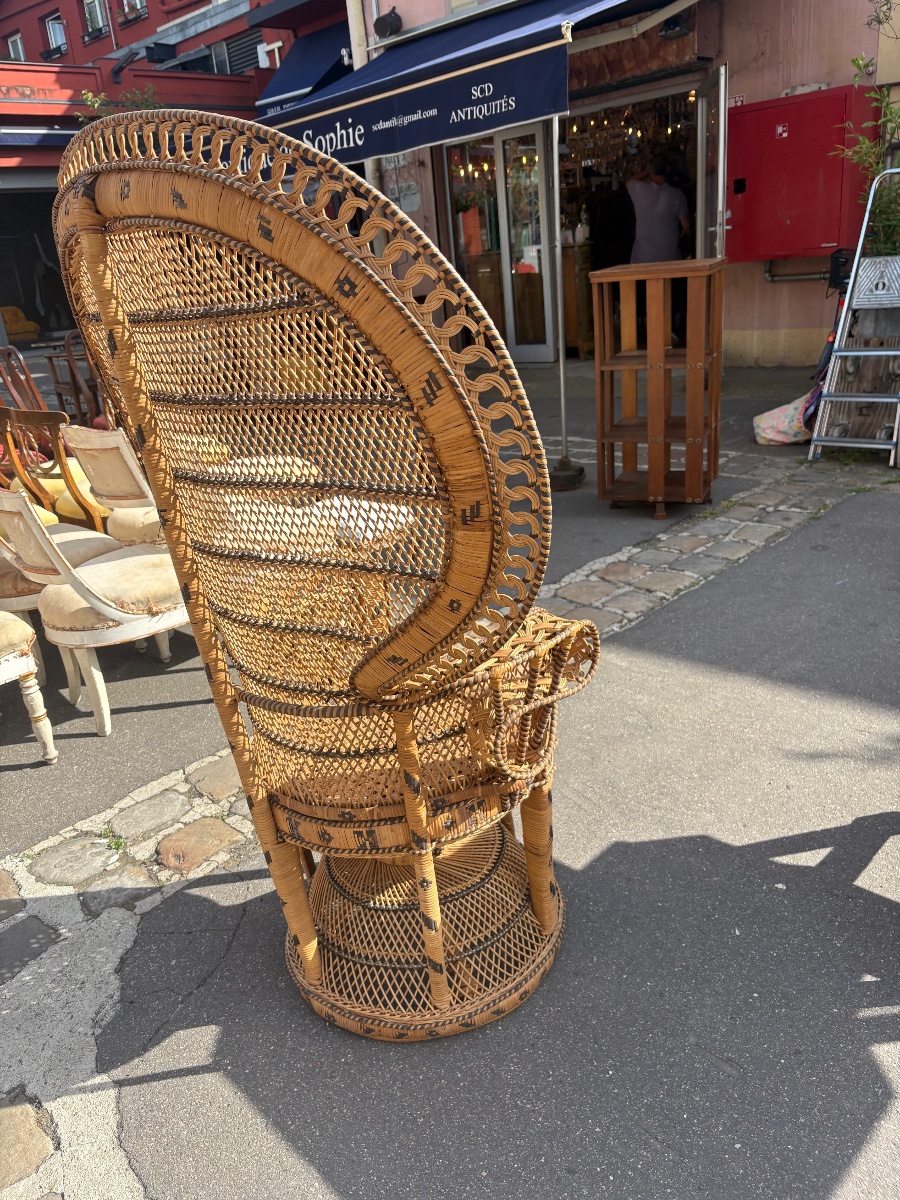 Emmanuelle XX Eme Italy Rattan Armchair-photo-3