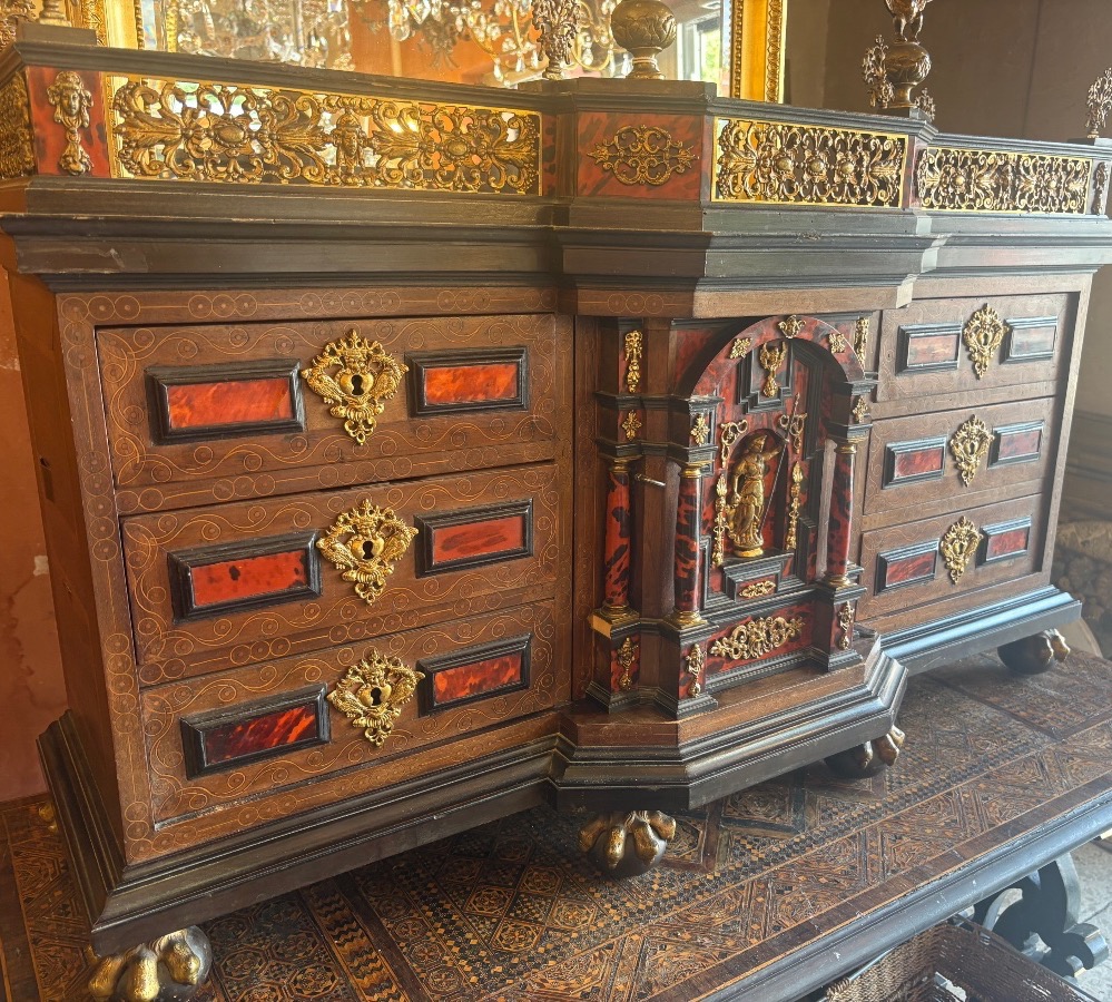 Dutch Cabinet, 19th Century, In The Style Of The 17th Century -photo-4