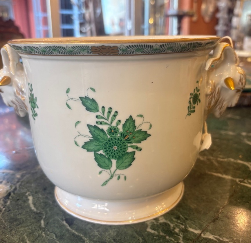 Jardinière en porcelaine Herend XX EME  