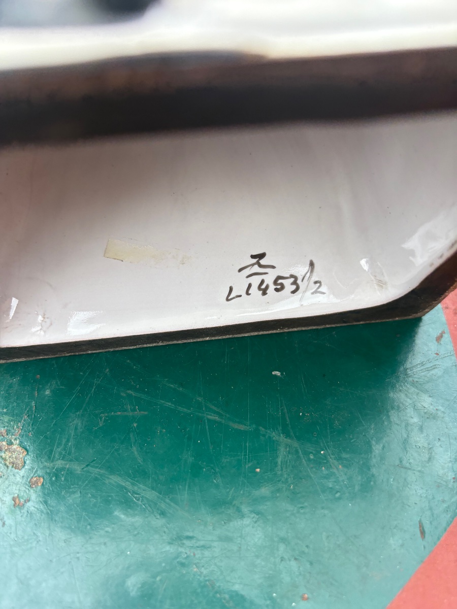 Paire de lampes en  faïence  argentées et dorées  façon pot à feux Italie XX EME-photo-4