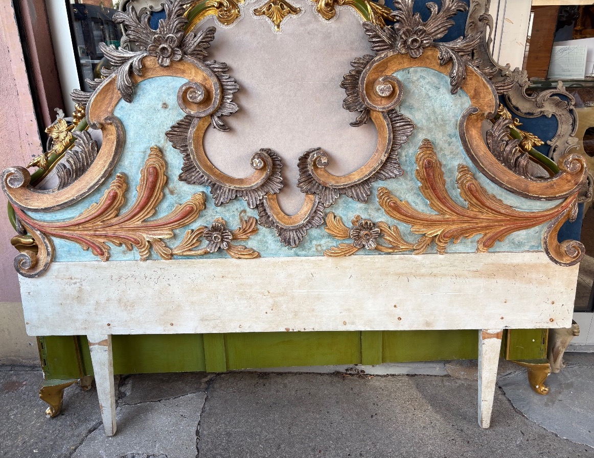 19th-century Italian Baroque-style Headboard -photo-3
