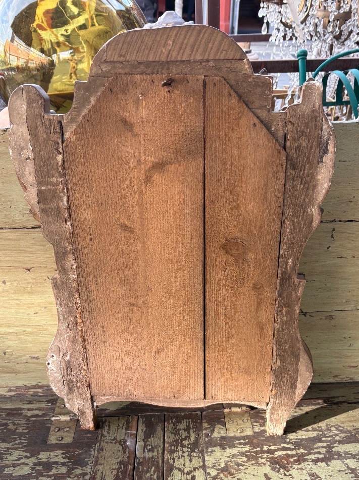 Miroir bois doré à pareclose  XVIII EME modèle provençal -photo-4