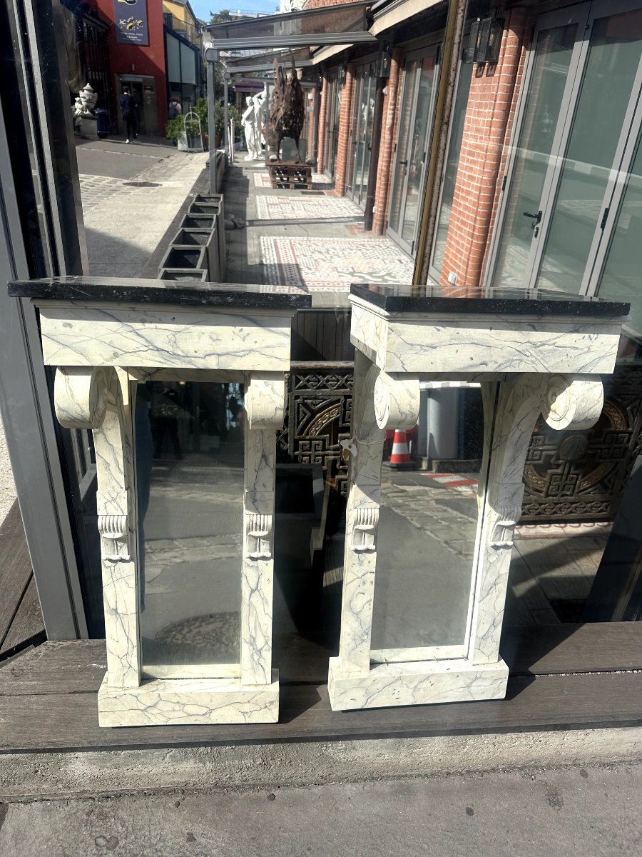Pair Of Side Tables, 19th Century-photo-2