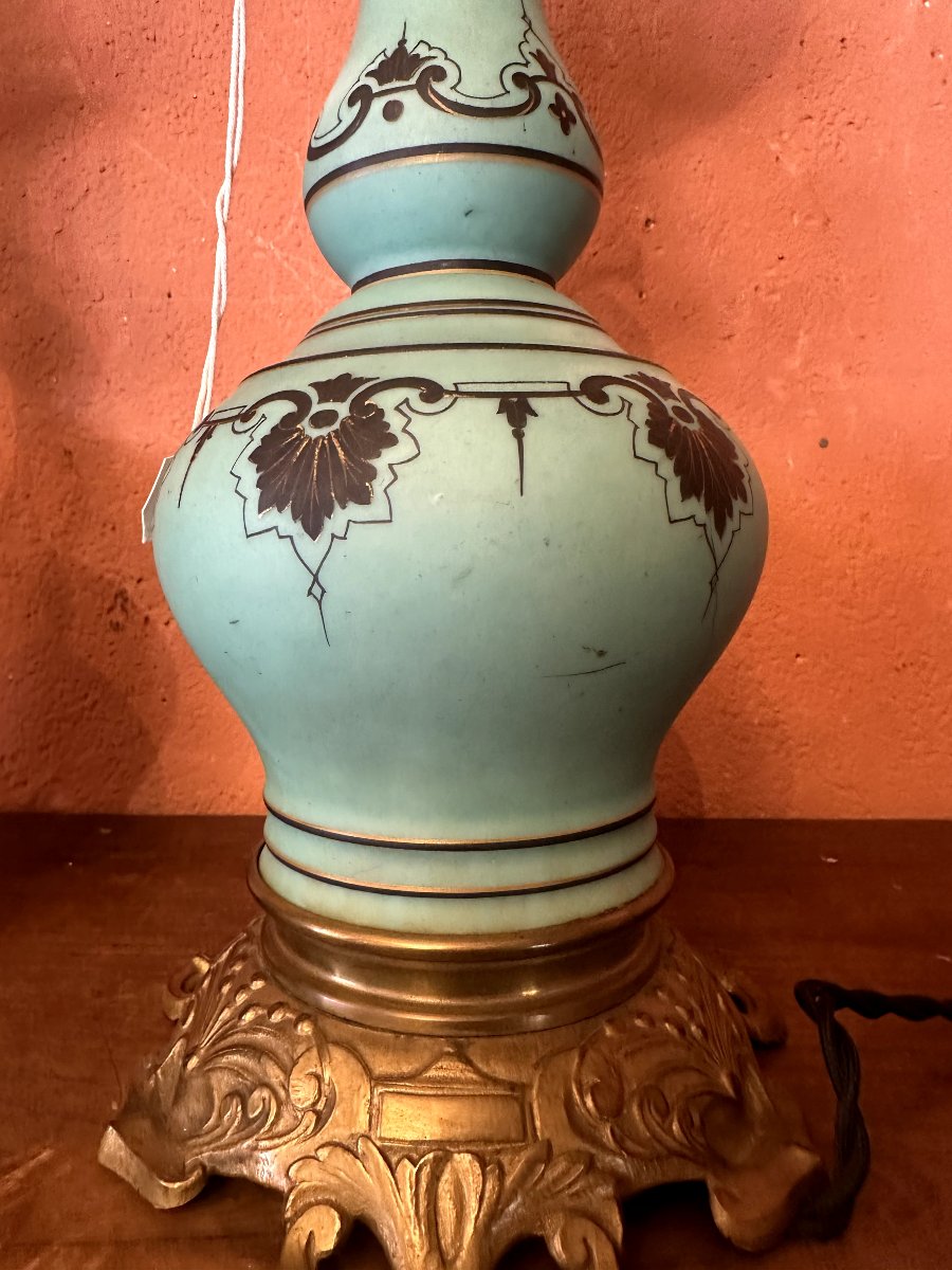 Ancienne paire de lampes à pétrole du XIXe siècle -photo-4