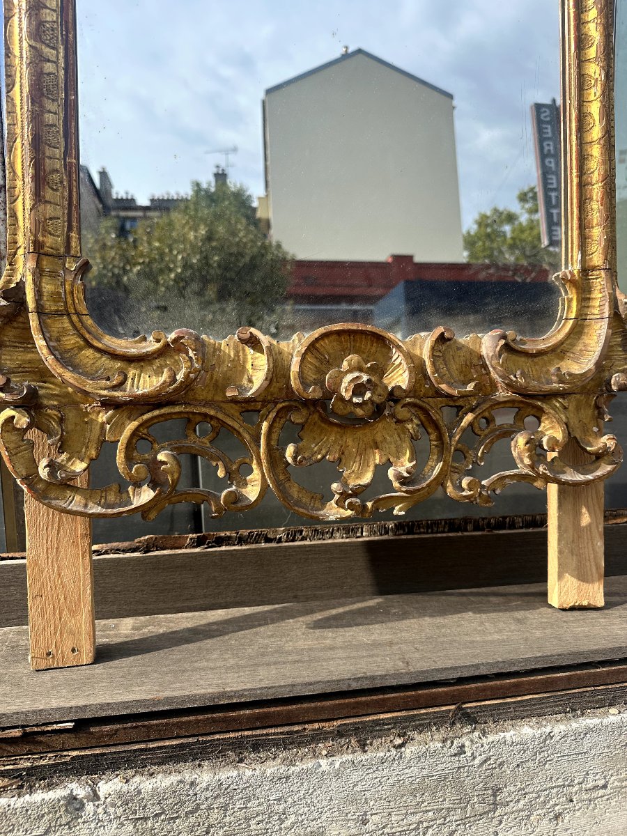  Miroir de style baroque – Travail  allemand du XVIII siècle-photo-3
