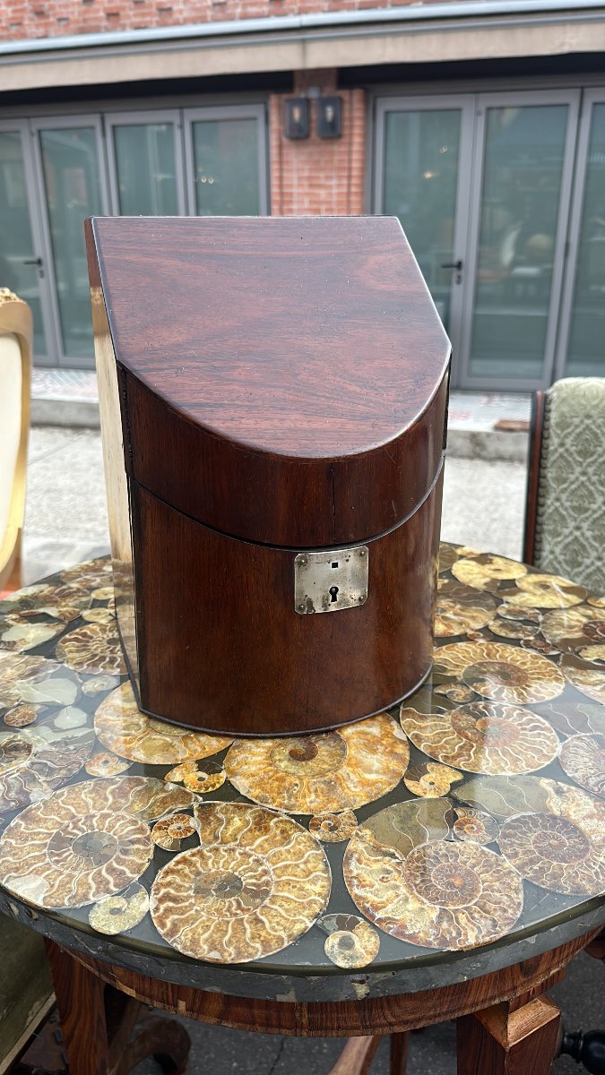 Coffret à couverts en acajou – XIXᵉ siècle-photo-2
