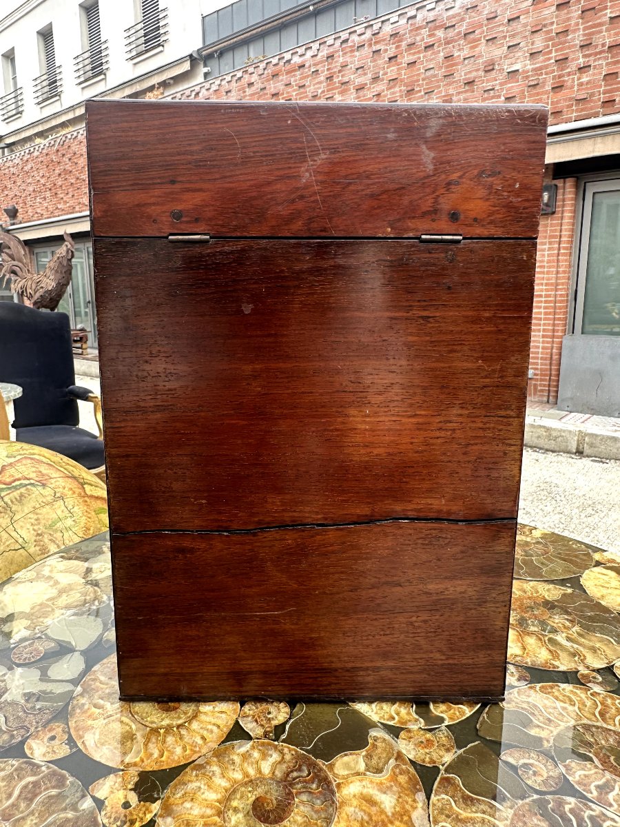 Coffret à couverts en acajou – XIXᵉ siècle-photo-3