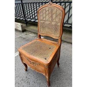 Louis XV Period Convenience Chair, 18th Century 