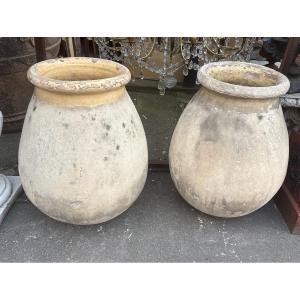 2 jarres de Biot du XIX EME siècle 