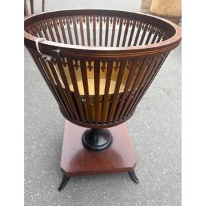 Basket Or Planter Early XIX Eme Mahogany Holland