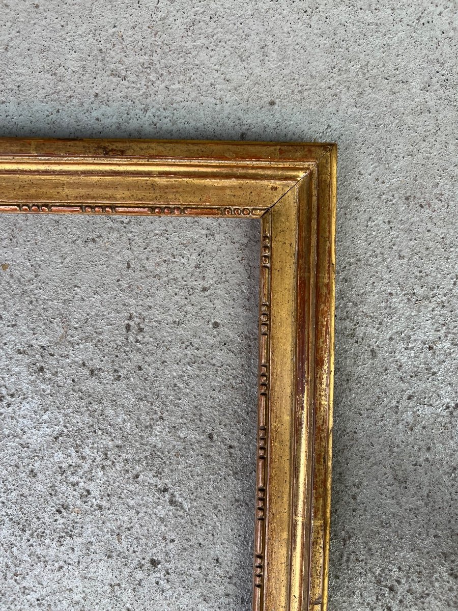Frame In Golden Wood Louis XVI 18th-photo-3