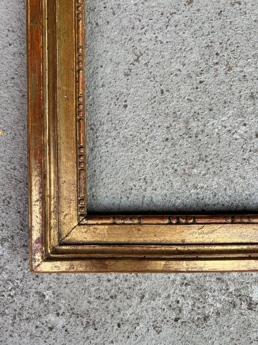 Frame In Golden Wood Louis XVI 18th-photo-1