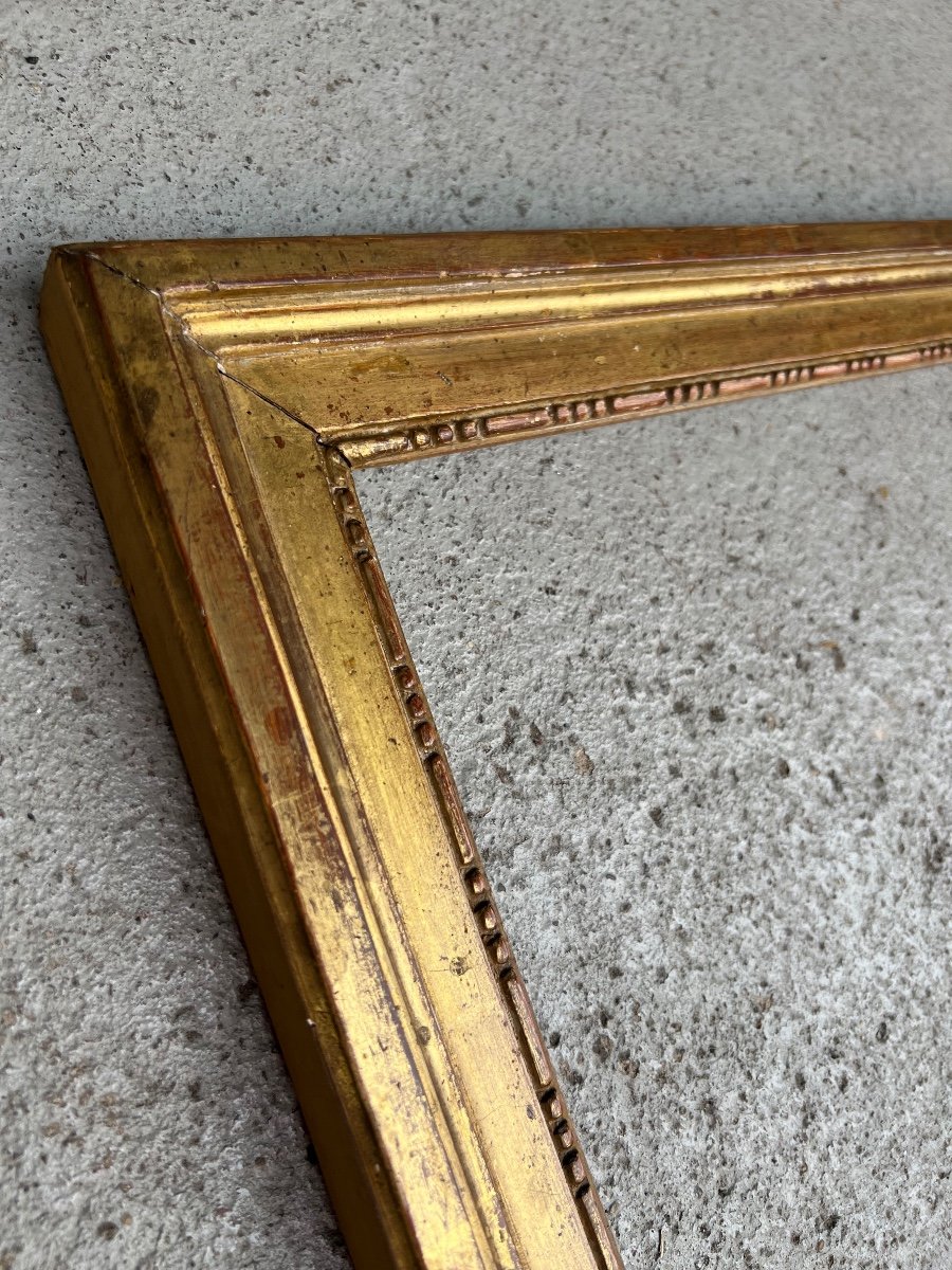 Frame In Golden Wood Louis XVI 18th-photo-3
