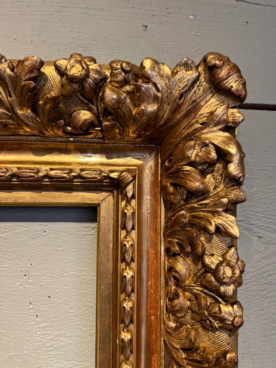 Napoleon III Golden Wood Frame 19th Century-photo-1