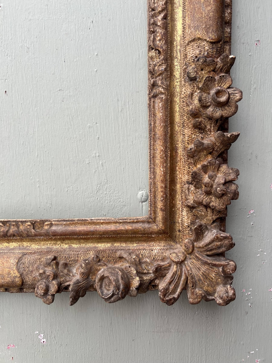 Louis XIV Gilded Wooden Frames, 17th Century-photo-4