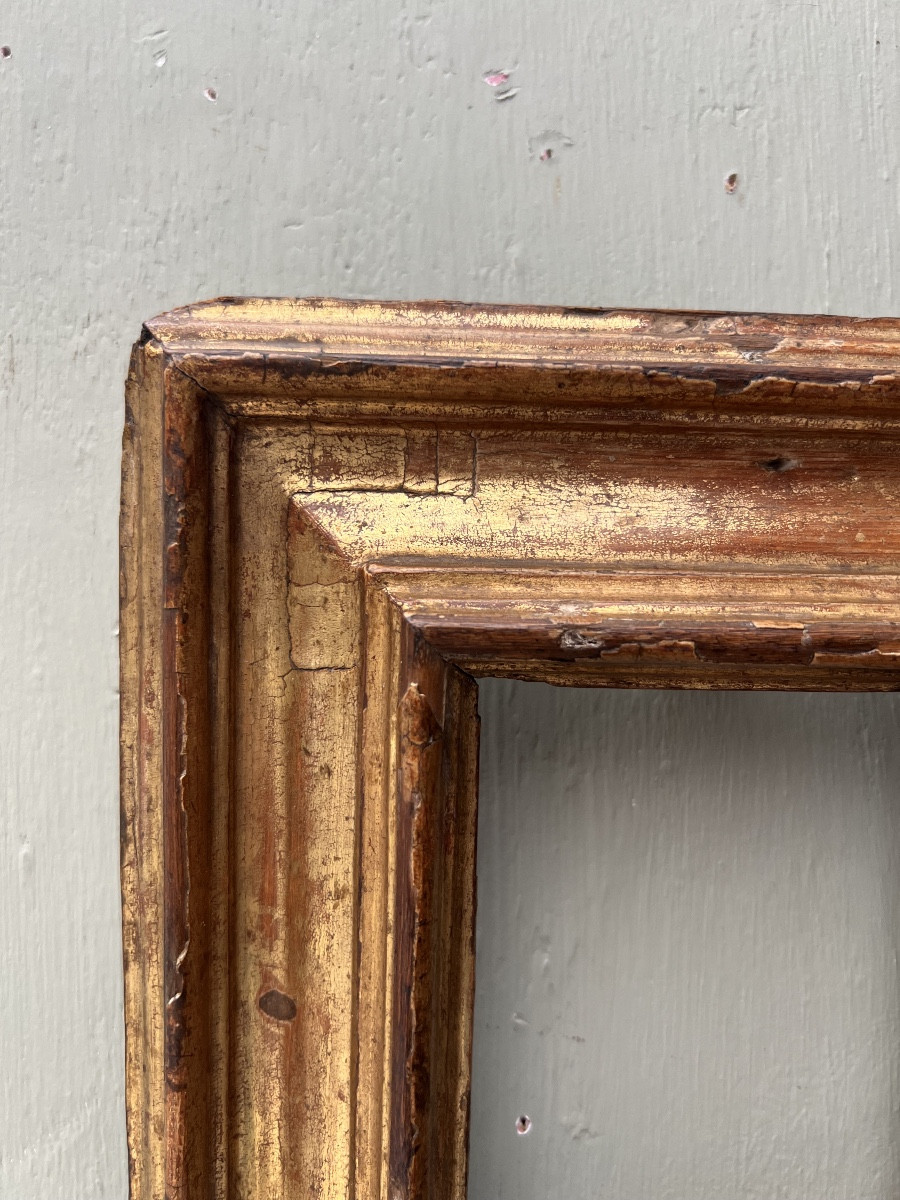 Gilded Wooden Frame, Italy, 17th Century-photo-2