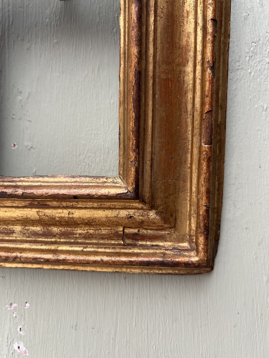 Gilded Wooden Frame, Italy, 17th Century-photo-4
