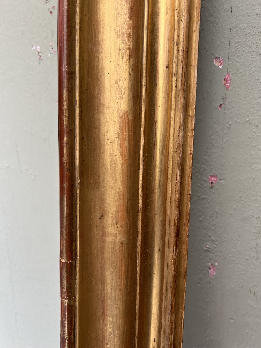 Cadre en bois doré 19ème Siècle-photo-4
