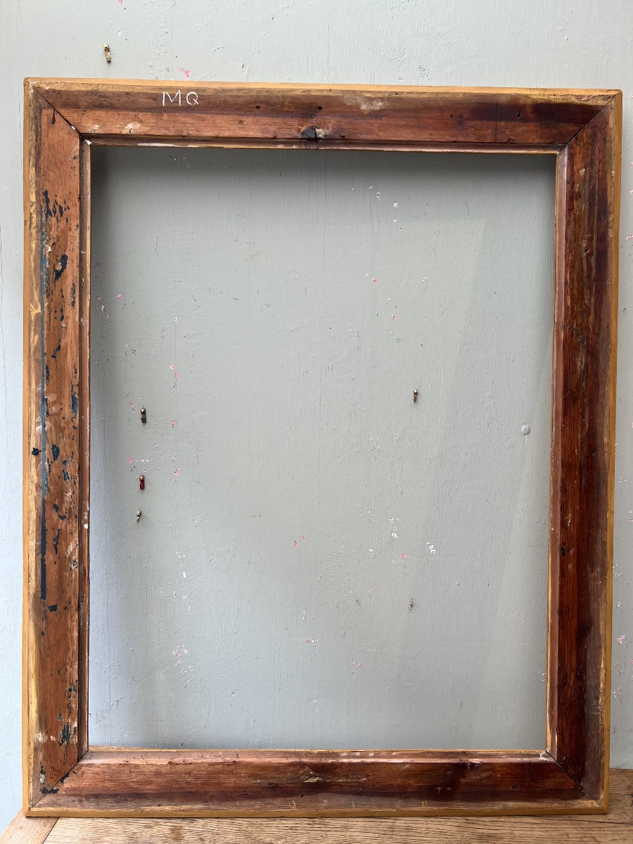 Cadre en bois doré 19ème Siècle-photo-6