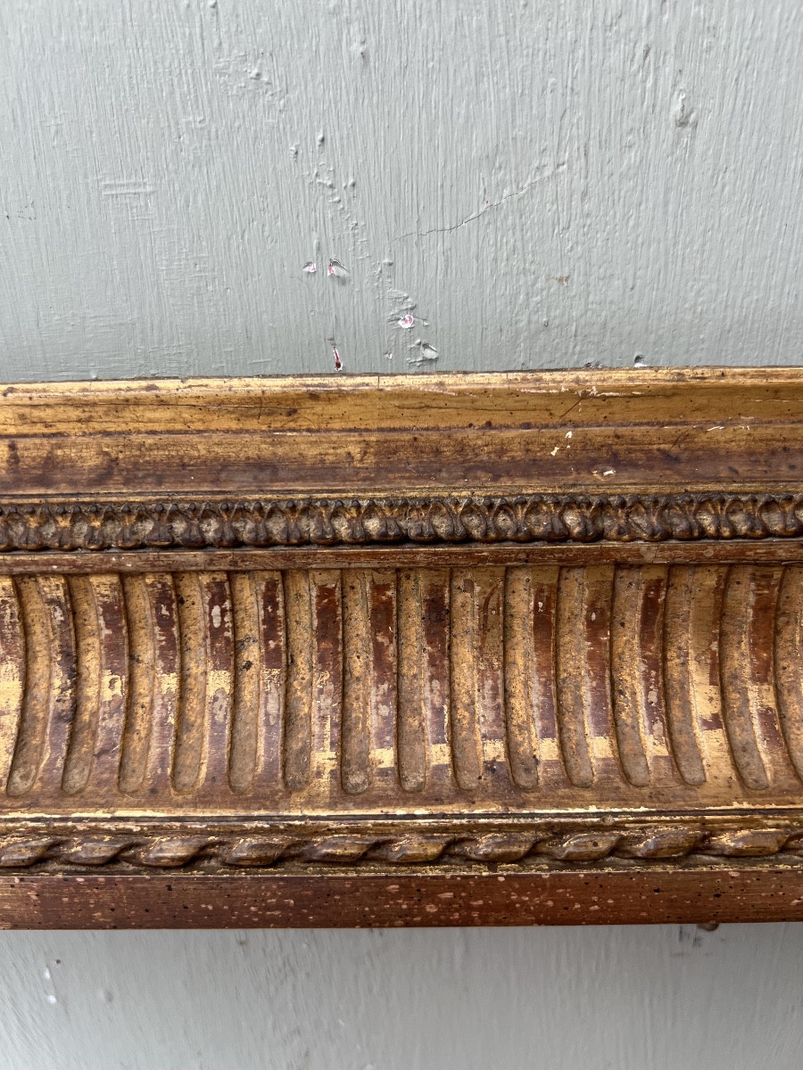 Napoleon III Gilded Wooden Frame, 19th Century-photo-4