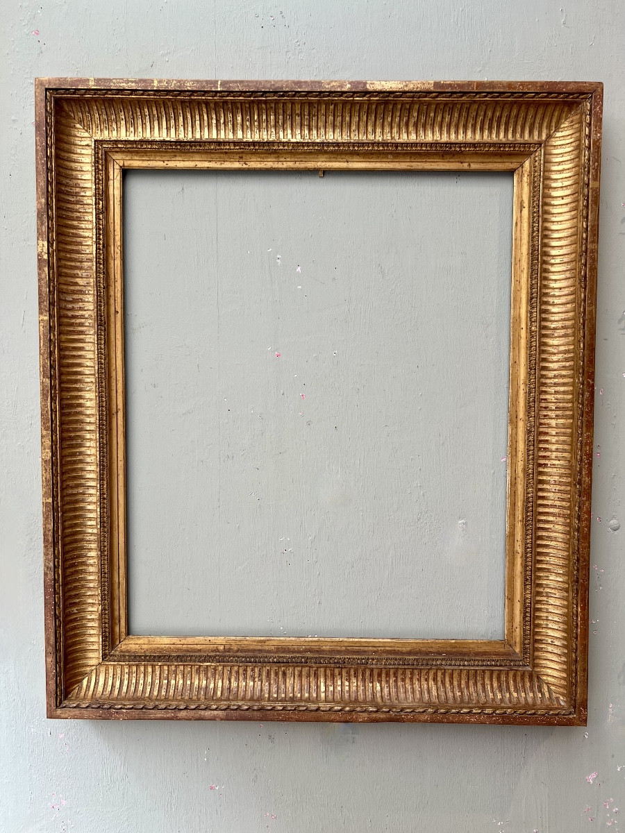 Napoleon III Gilded Wooden Frame, 19th Century