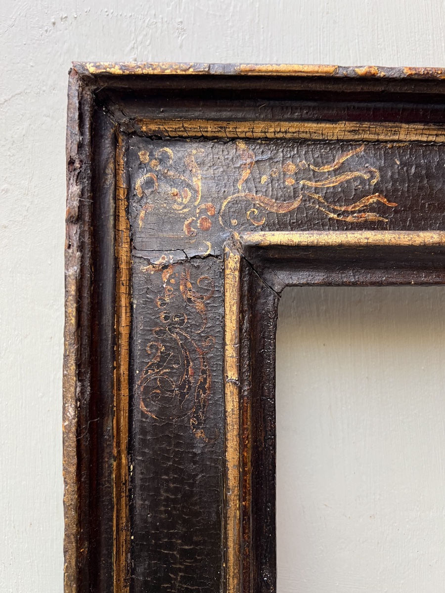16th-century Lacquered Wooden Frame From Siena, Italy-photo-2