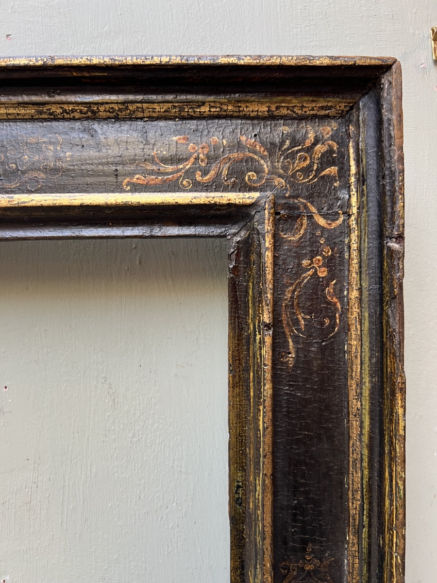 16th-century Lacquered Wooden Frame From Siena, Italy-photo-4