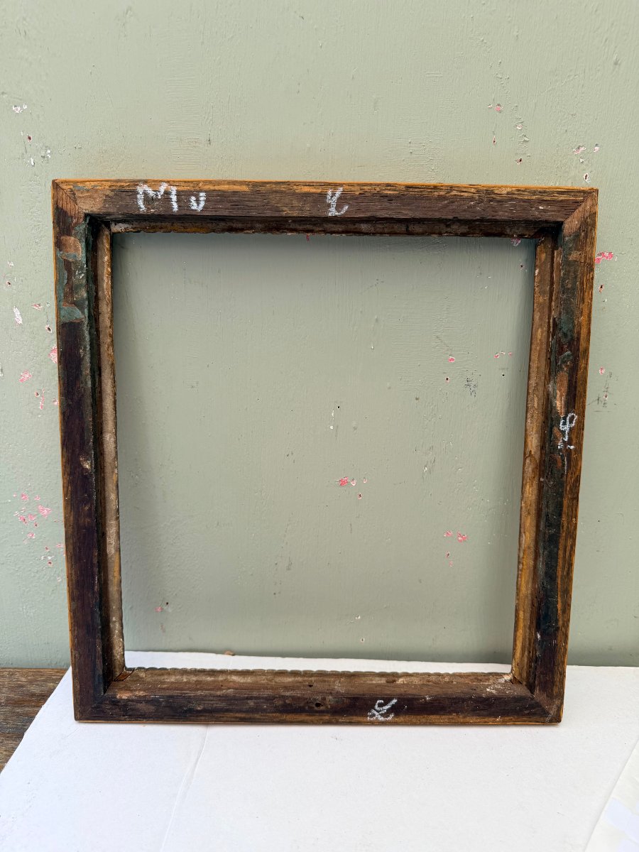 17th-century Berain Louis XIV Gilded Wooden Frame-photo-4