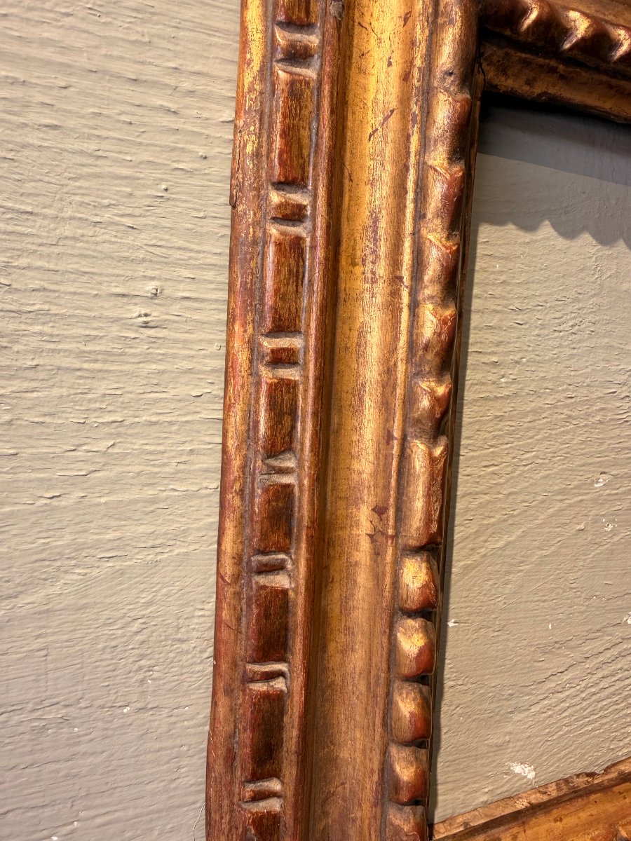 Gilded Wooden Frame, Italy, 17th Century-photo-3