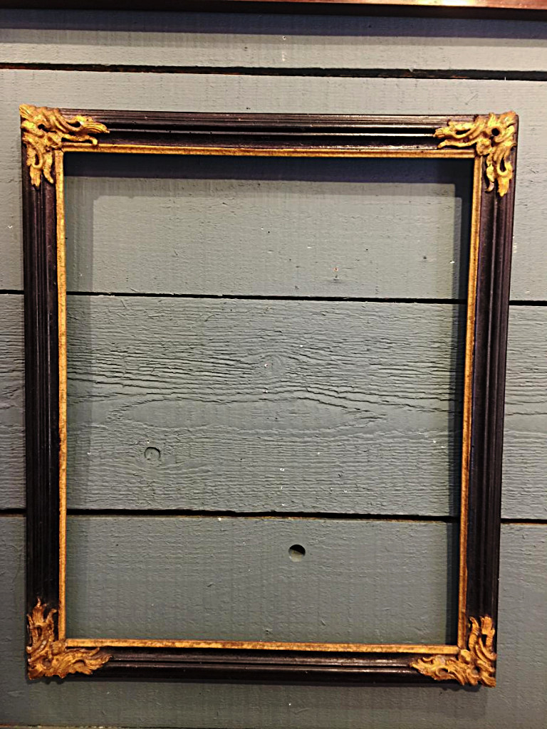 German Wooden Frame Black And Decor From Plonb 18th