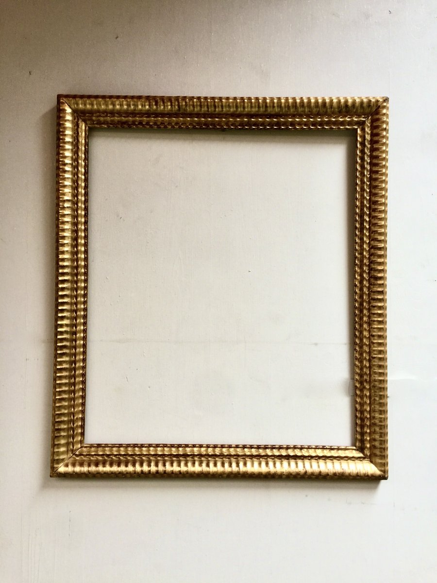 19th Century Golden Wood Frame