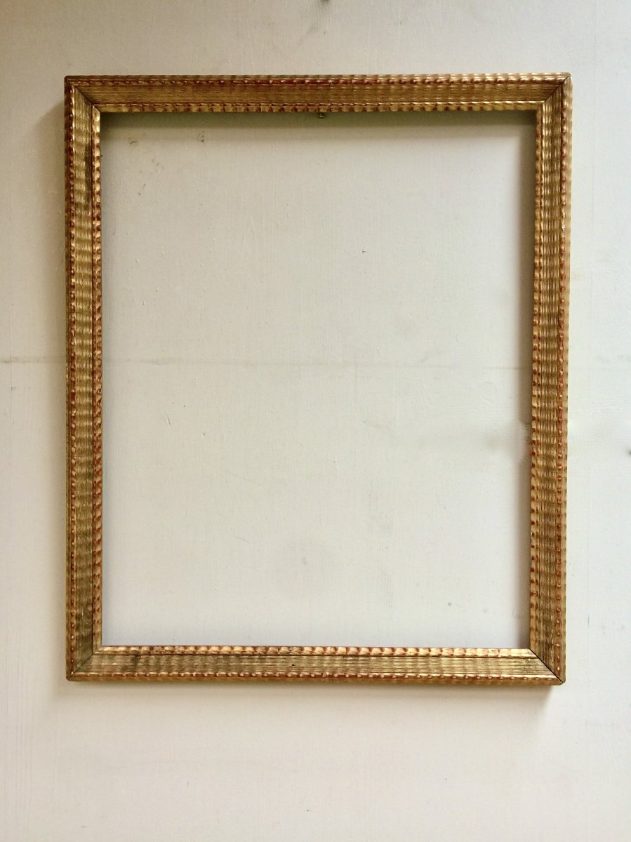 19th Century Golden Wood Frame