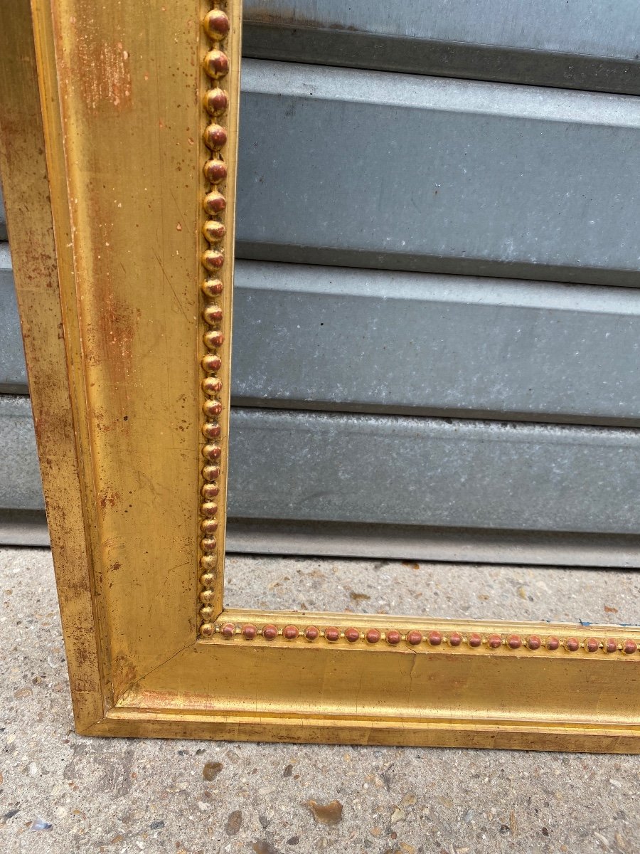 Important 19th Century Golden Wood Frame-photo-2