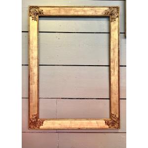 19th Century Golden Wood Frame