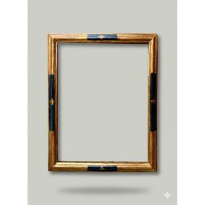 Gilded And Lacquered Wooden Frame, Spain, 17th Century