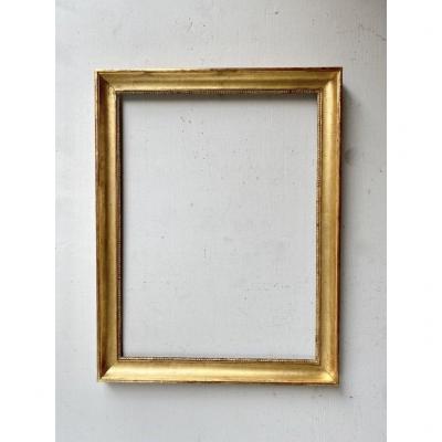 Nineteenth Century Golden Wood Frame