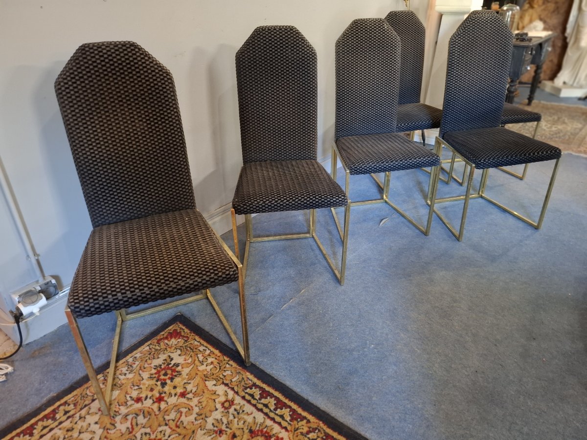 Set Of 6 Chairs, Italian Design From The 1970s
