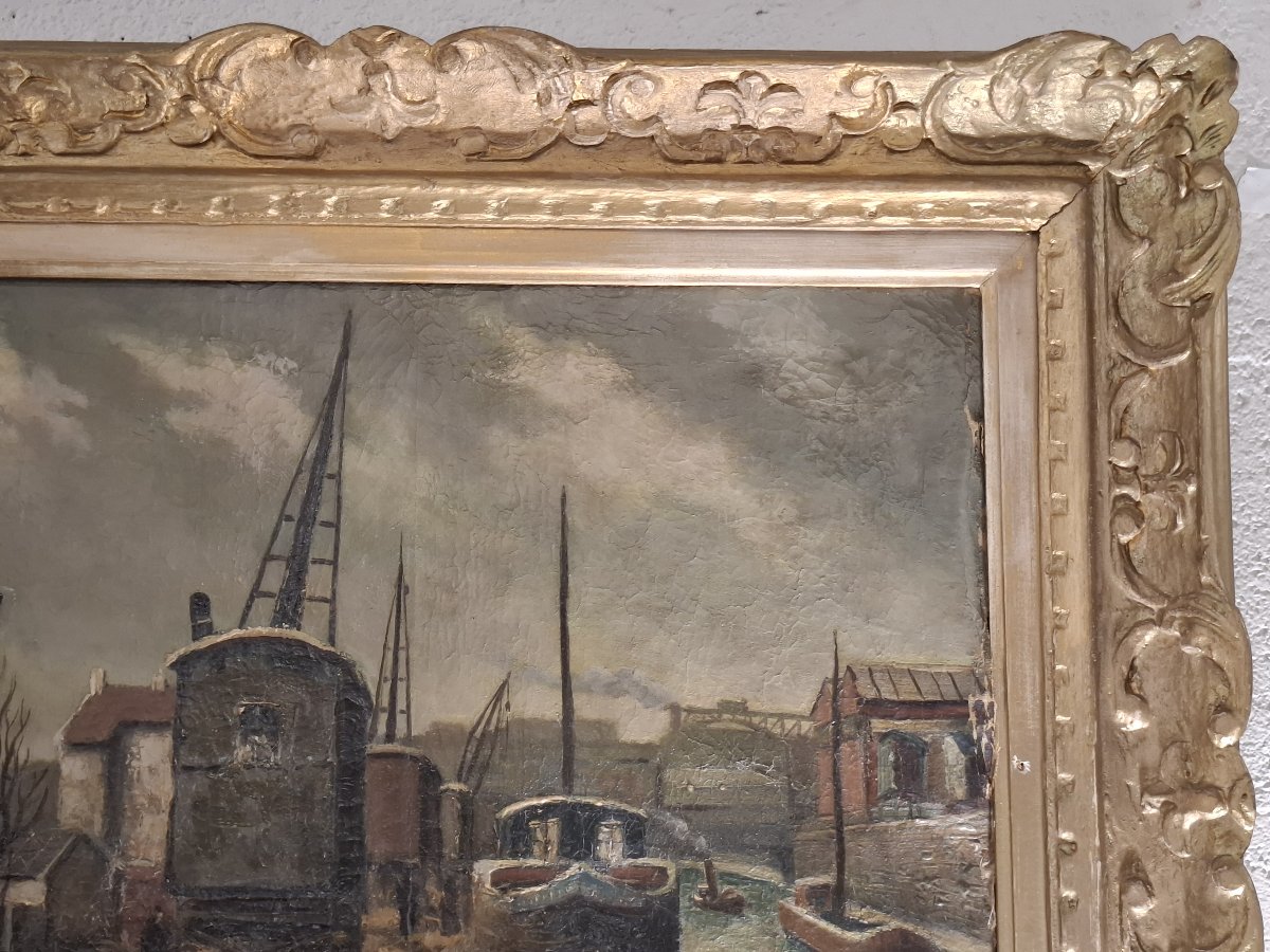 The Aubervillier Canal By Raymond Besse-photo-2