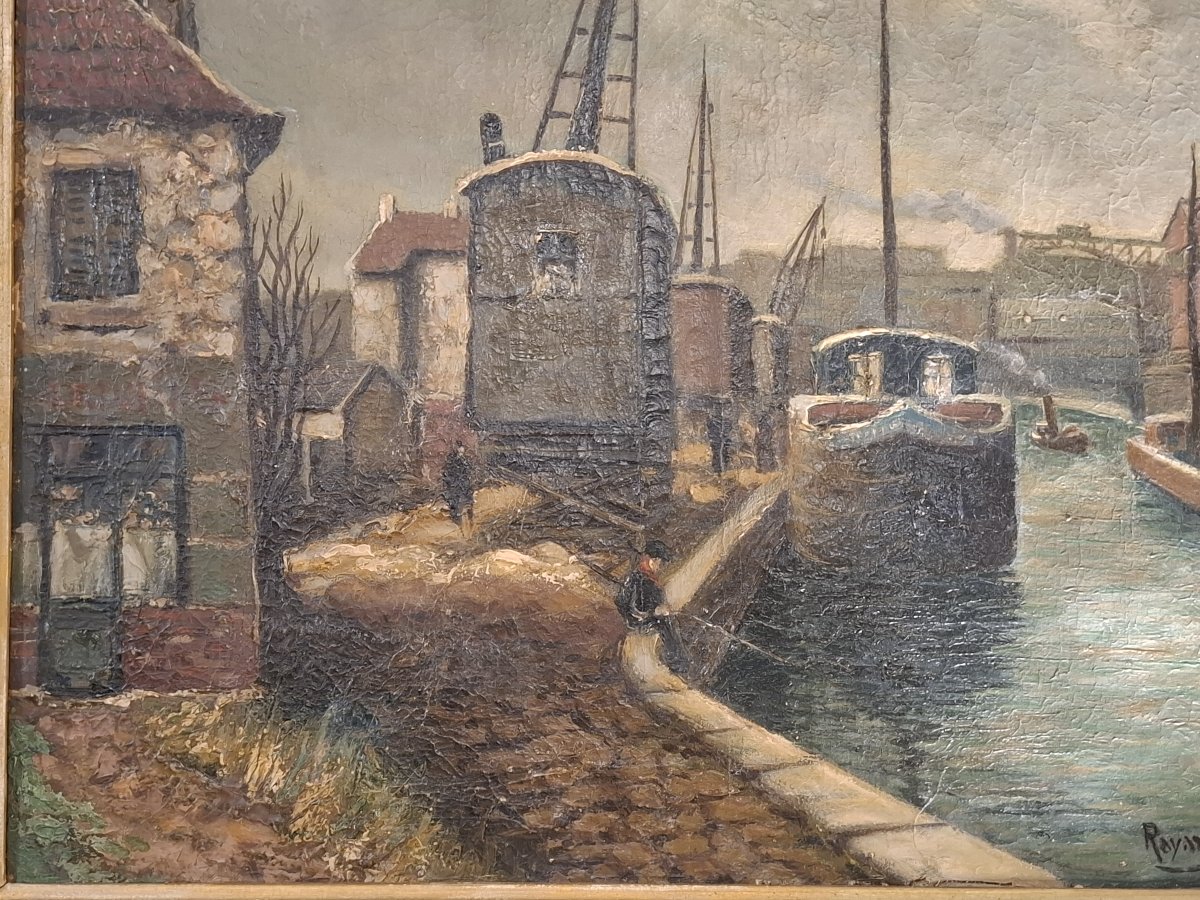 The Aubervillier Canal By Raymond Besse-photo-4