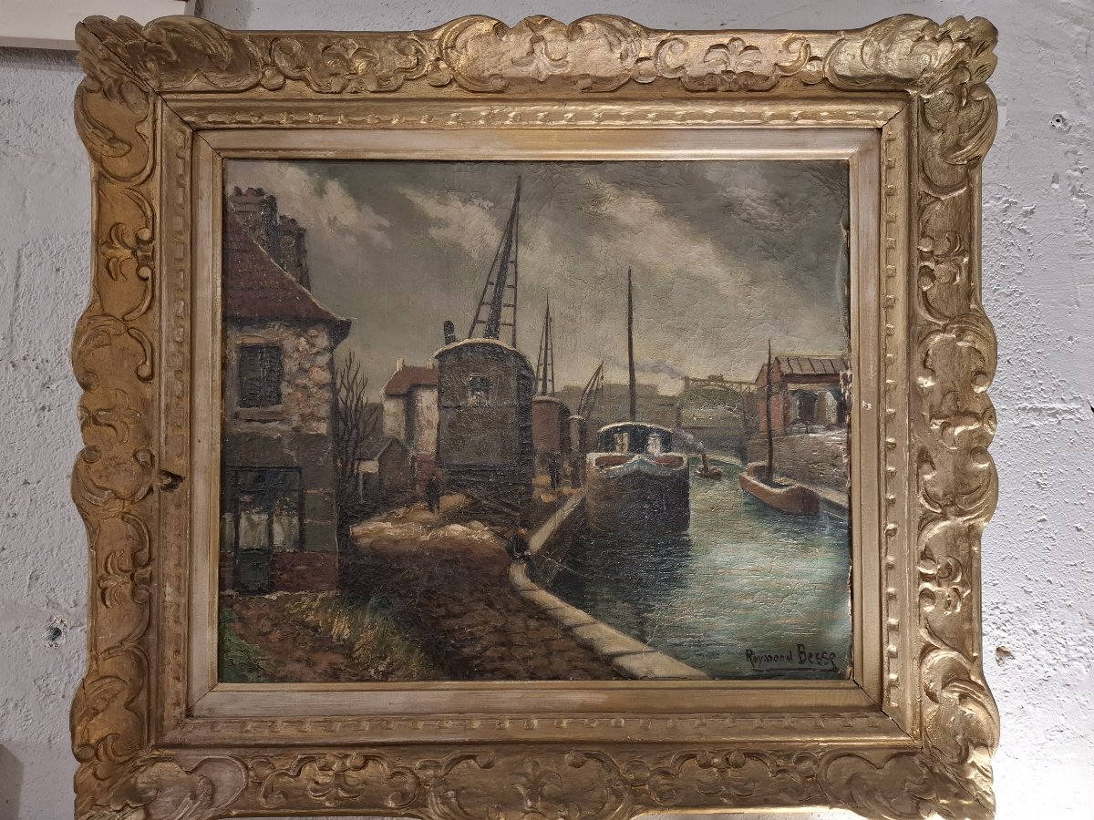 The Aubervillier Canal By Raymond Besse